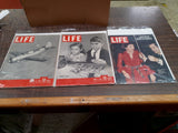 Vtg 1941-1971 Life Magazines Lot of 3 Jackie Watching Sunday School Dive Bomber