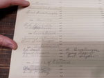 VTG  February A.D. 1900 Return Sheet Inspectors Judge Election Mercer County