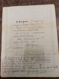 Vtg Palm Folder Mfg Capital Stock Certificates New York November 4,7 & 30 1887