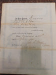 Vtg Palm Folder Mfg Capital Stock Certificates New York November 4,7 & 30 1887