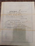 Vtg Palm Folder Mfg Capital Stock Certificates New York November 4,7 & 30 1887