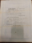 Vtg Palm Folder Mfg Capital Stock Certificates New York November 4,7 & 30 1887