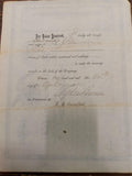 Vtg Palm Folder Mfg Capital Stock Certificates New York November 4,7 & 30 1887