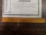 Vtg Palm Folder Mfg Capital Stock Certificates New York November 4,7 & 30 1887