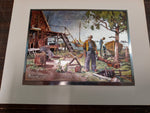 Vtg Lionel Barrymore Exclusive Premier Presentation Color-Etched Prints Set Of 4