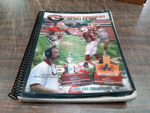 Georgia Football 2003 Media Guide Mark Richt Coach Of Year Sugar Bowl Champions