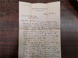 Vtg Envelope Handwritten Letter Peter M. Speer Signature House Representative