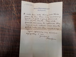 Vtg Envelope Handwritten Letter Peter M. Speer Signature House Representative