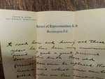 Vtg Envelope Handwritten Letter Peter M. Speer Signature House Representative