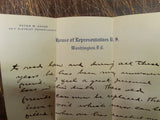 Vtg Envelope Handwritten Letter Peter M. Speer Signature House Representative