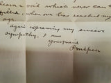 Vtg Envelope Handwritten Letter Peter M. Speer Signature House Representative
