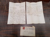 Vtg Envelope Handwritten Letter Peter M. Speer Signature House Representative