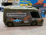 Vtg Micro Machines Combat Carrier 1997 Military Fold Out Van Galoob Missing Tank