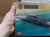 Vtg Grumman TBM-3 Avenger 1:72 Airfix American Torpedo Bomber Plastic Sealed New