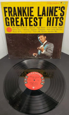 Vtg Frankie Laine's Greatest Hits Vinyl Record Lp 12" Columbia CL-1231 Oldies
