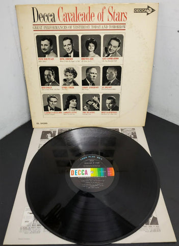 Vtg Decca Cavalcade Of Stars Vinyl 12" Lp Record Bing Crosby Guy Lombardo + More