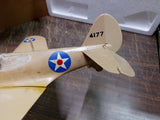 Vtg Cox P-40 Warhawk Flying Tiger Thimble Drome Model Gas Airplane Box 5500-1000