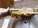 Vtg Cox P-40 Warhawk Flying Tiger Thimble Drome Model Gas Airplane Box 5500-1000