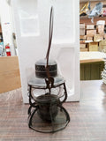 Vtg B&O Railroad Clear Globe Lantern 1925 New York Armspear Pennsylvania MFG CO