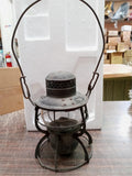 Vtg B&O Railroad Clear Globe Lantern 1925 New York Armspear Pennsylvania MFG CO