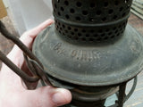 Vtg B&O Railroad Clear Globe Lantern 1925 New York Armspear Pennsylvania MFG CO