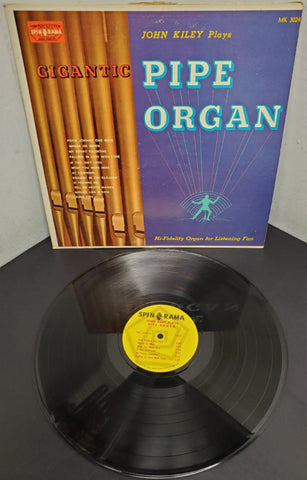 Vtg John Kiley Plays Pipe Organ 12" Vinyl Record Lp Spin-O-Rama MK-3024 Gigantic