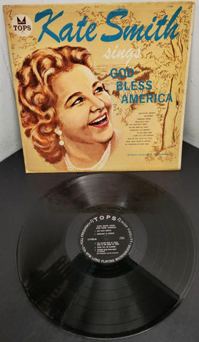 Vtg Kate Smith Sings God Bless America 12" Vinyl Record Lp Tops Hi-Fi 33 Rpm