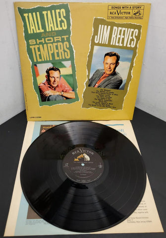Vtg Jim Reeves Tall Tales & Short Tempers Vinyl Record 12" Lp RCA Victor LPM2284