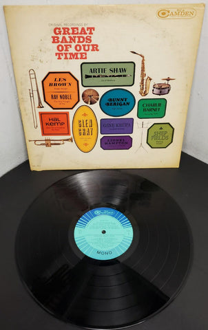 Vtg Great Bands Of Our Time 12" Vinyl Lp Record Artie Shaw Les Brown Kemp CAL811