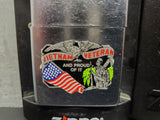 Vtg USA Vietnam Veteran & Proud Of It Zippo Lighter Orig. Box W/Package Insert!!