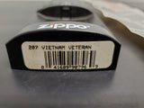 Vtg USA Vietnam Veteran & Proud Of It Zippo Lighter Orig. Box W/Package Insert!!