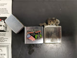 Vtg USA Vietnam Veteran & Proud Of It Zippo Lighter Orig. Box W/Package Insert!!