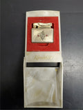 Vtg Gold Kreisler Butane Lighter LH Initials Engraved Original Box Collectible