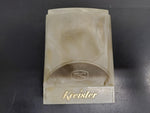 Vtg Gold Kreisler Butane Lighter LH Initials Engraved Original Box Collectible