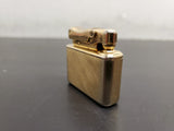 Vtg Gold Kreisler Butane Lighter LH Initials Engraved Original Box Collectible