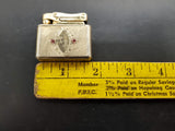 Vtg Gold Kreisler Butane Lighter LH Initials Engraved Original Box Collectible