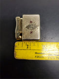 Vtg Gold Kreisler Butane Lighter LH Initials Engraved Original Box Collectible