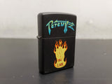 Zippo Perewitz Motorcycle Fabrication The Look Black Matte Finish Zippo Lighter