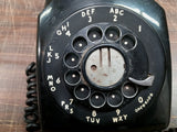 Vintage Black Bell System Western Electric Rotary Dial Phone Desk Telephone