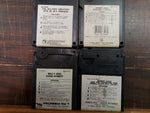 Vtg Lot Of 12 Cartridges 8 Track Tapes Various & Carrying Case W Latch Untested