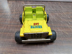 Vtg Buddy L Jeep Diecast Army Vehicle T5278 Yellow & Green Hot Slicks Japan