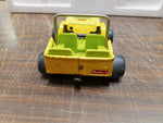 Vtg Buddy L Jeep Diecast Army Vehicle T5278 Yellow & Green Hot Slicks Japan