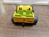 Vtg Buddy L Jeep Diecast Army Vehicle T5278 Yellow & Green Hot Slicks Japan