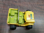 Vtg Buddy L Jeep Diecast Army Vehicle T5278 Yellow & Green Hot Slicks Japan