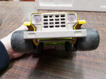Vtg Buddy L Jeep Diecast Army Vehicle T5278 Yellow & Green Hot Slicks Japan