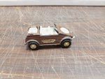Vtg Brown TootsieToy Kubelwagen Jeep Diecast Collectible German Military Vehicle