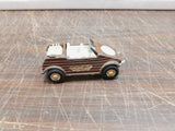 Vtg Brown TootsieToy Kubelwagen Jeep Diecast Collectible German Military Vehicle