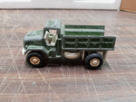 Vtg Tootsie Toy Deuce & 1/2 Truck USA Army Green Diecast Collectibles 1970's