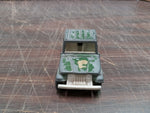 Vtg 1969 Tootsie Toys Jeep USA Collectible Vehicle Diecast Plastic Army Military
