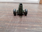 Vtg Tootsie Toys Howitzer Cannon #2 Green Artillery 1969 Collectible Diecast